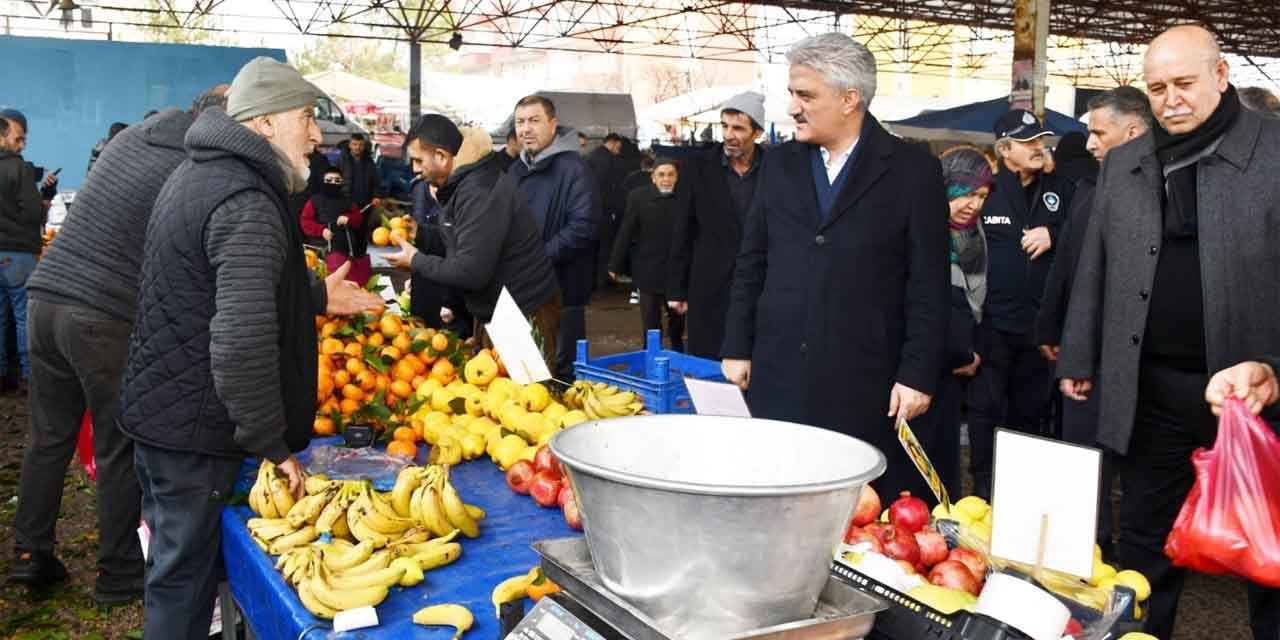 Vali Makas’tan semt pazarı ziyareti