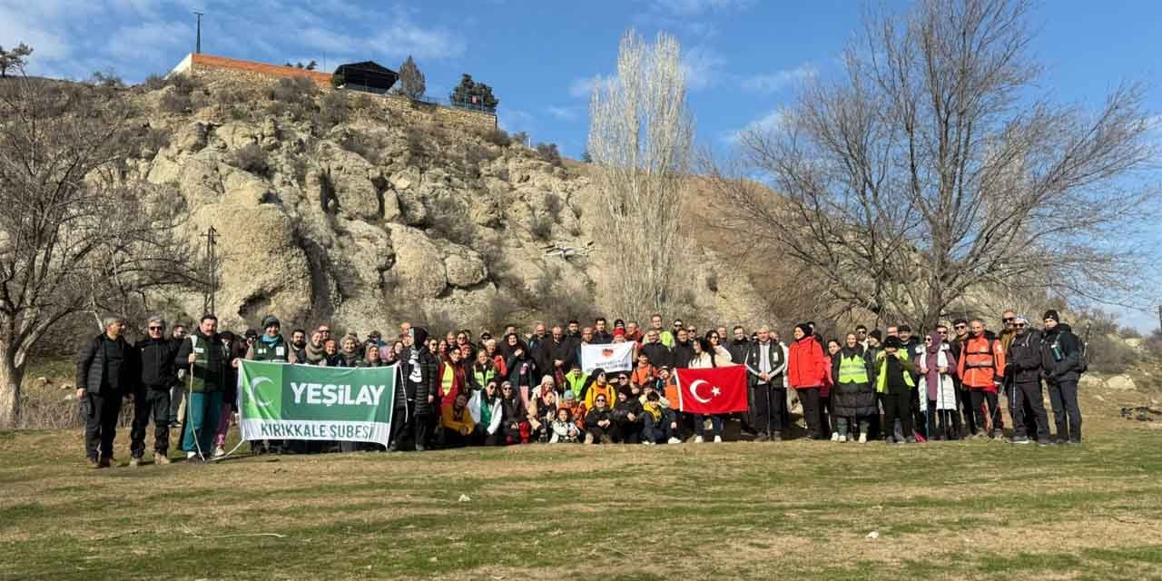 Bozkır dağcılık ve Yeşilay’dan birinci yürüyüş etkinliği