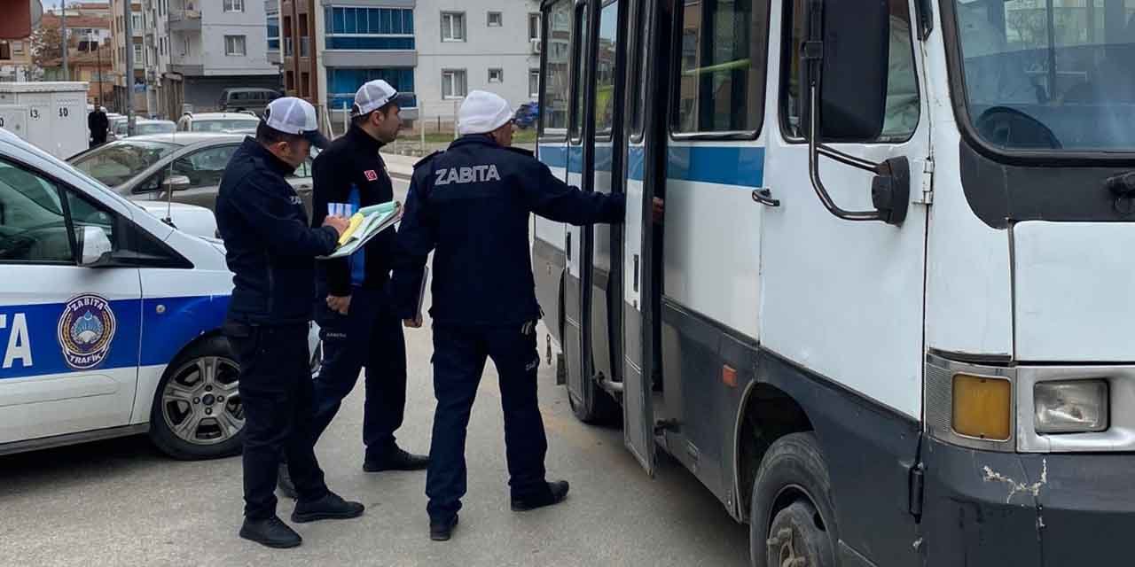 Toplu taşıma araçlarına sıkı denetim