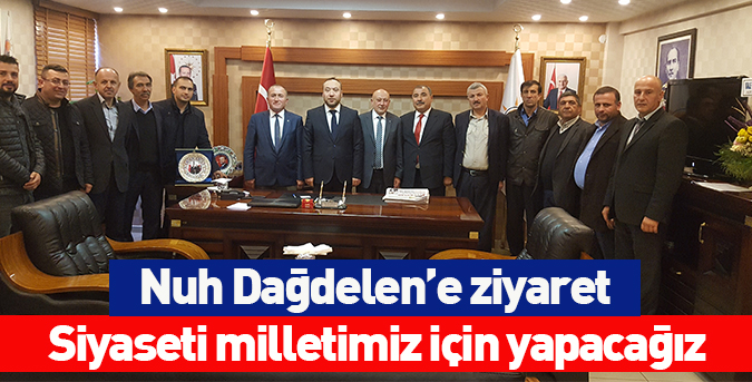 Siyaseti milletimiz için yapacağız