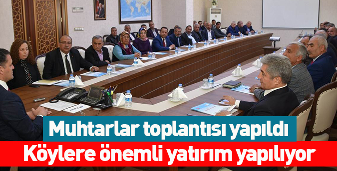 Köylere önemli yatırım yapılıyor