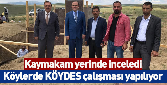 Köylerde KÖYDES çalışması