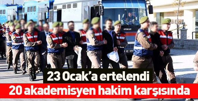 İhraç edilen 20 akademisyen yargılandı