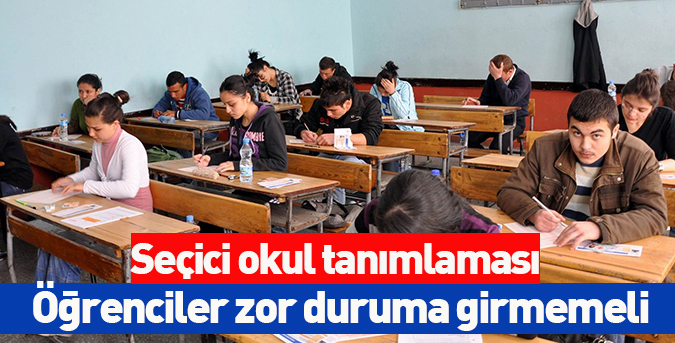 Öğrenciler zor duruma girmemeli