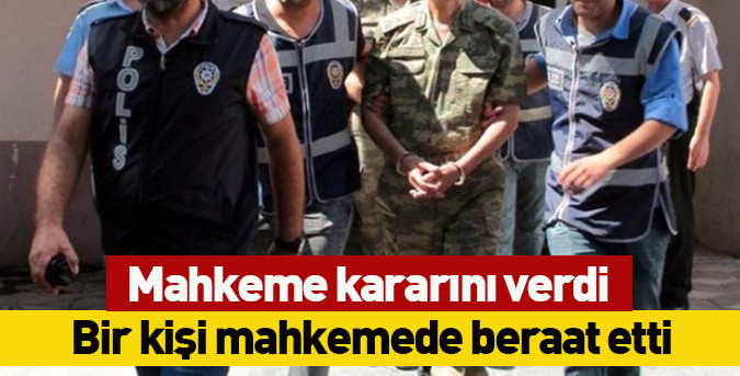 Askerler hâkim karşısında