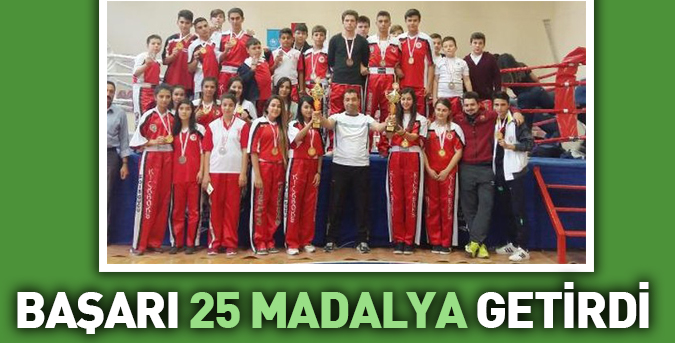 Başarı 25 Madalya Getirdi