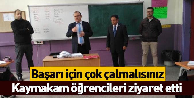 Başarı için çok çalışın