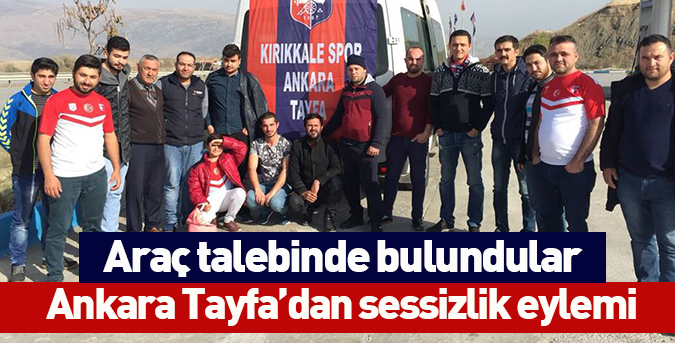 Ankara Tayfa’dan sessizlik eylemi