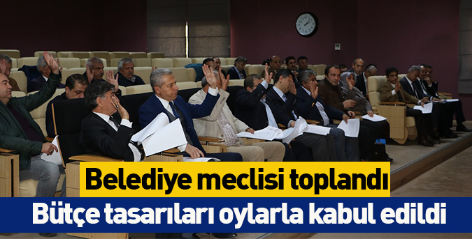 Belediye meclisi toplandı