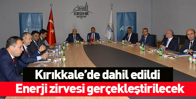 Enerji zirvesi gerçekleştirilecek