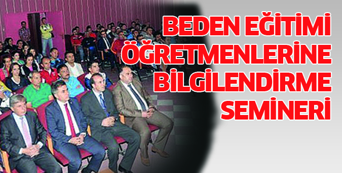 Beden eğitimi öğretmenlerine seminer