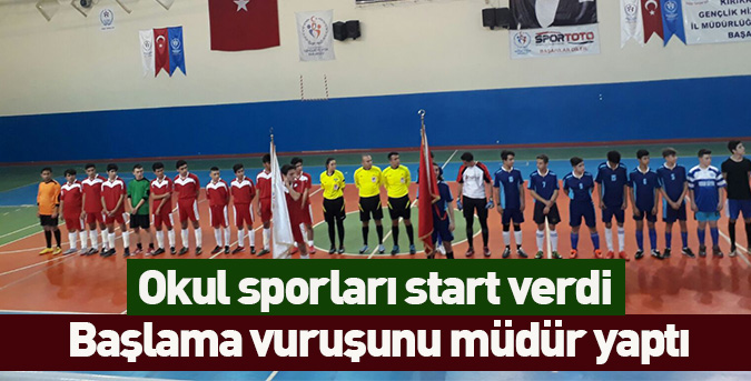 Okul sporları start verdi