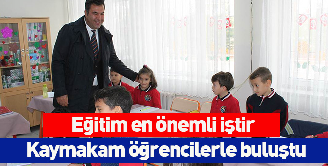 Eğitim en önemli iştir