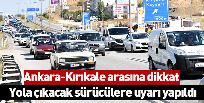 Sürücülere yol uyarısı!