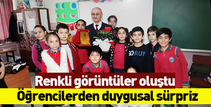 Öğrencilerden duygusal sürpriz