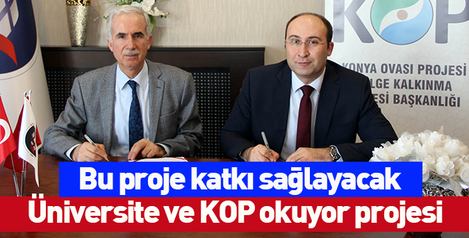 Üniversite ve KOP okuyor projesi