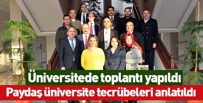 Paydaş üniversite tecrübeleri