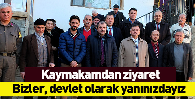 Devlet olarak yanınızdayız