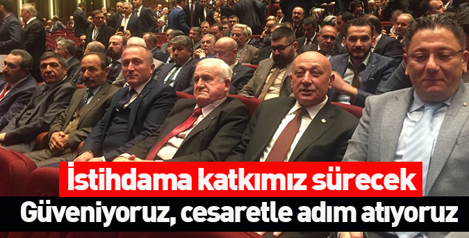 İstihdama katkımız sürecek