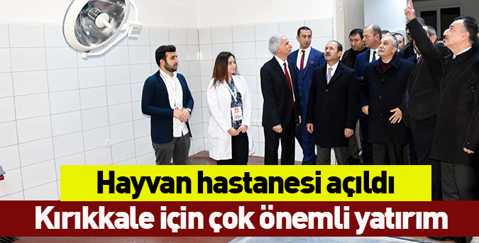 Hayvan hastanesi açıldı