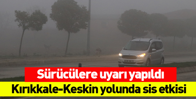 Yoğun sis etkili oldu