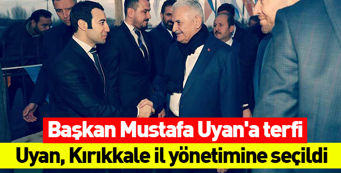 Başkan Mustafa Uyan'a terfi