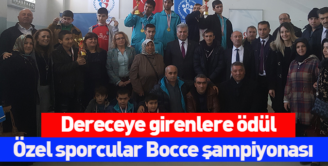 Özel sporcular Bocce şampiyonası