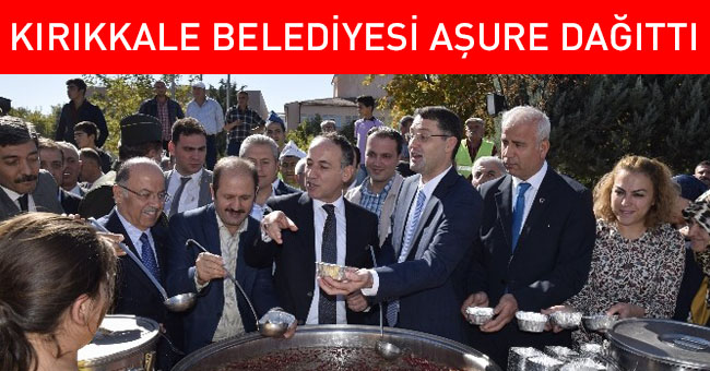 Kırıkkale Belediyesi Aşure dağıttı