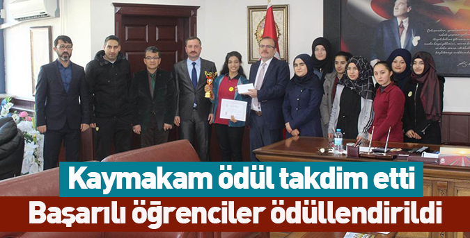 Başarılı öğrenciler ödüllendirildi