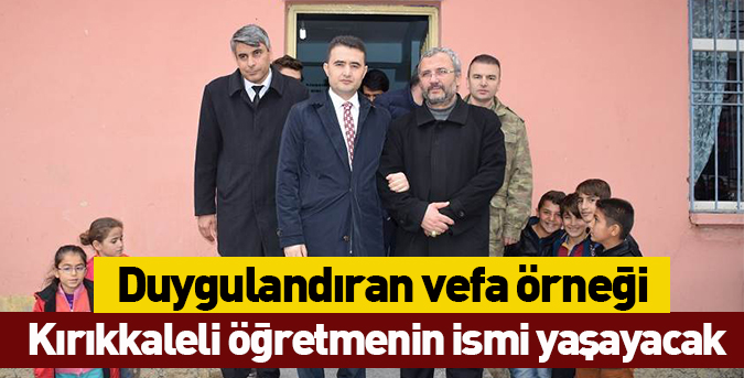 İsmi okulda yaşayacak