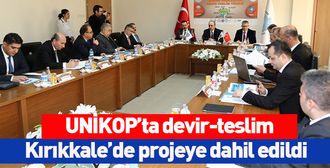 UNİKOP’ta devir-teslim