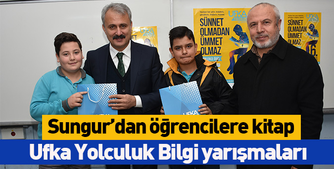 Sungur’dan öğrencilere kitap