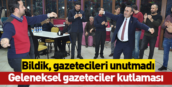 Bildik, gazetecileri unutmadı