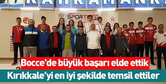 Bocce’de büyük başarı