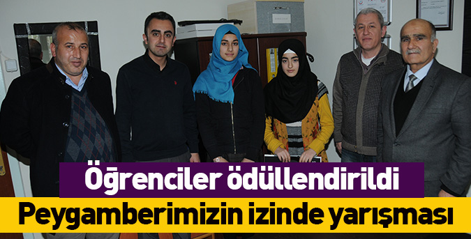 Öğrenciler ödüllendirildi