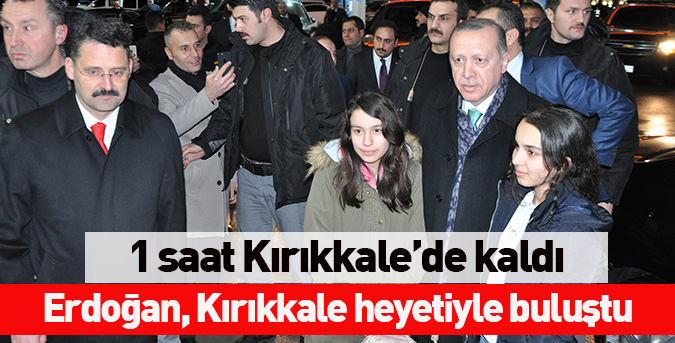 Erdoğan, Kırıkkale heyetiyle buluştu