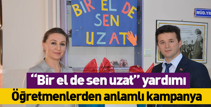 Öğretmenlerden anlamlı kampanya