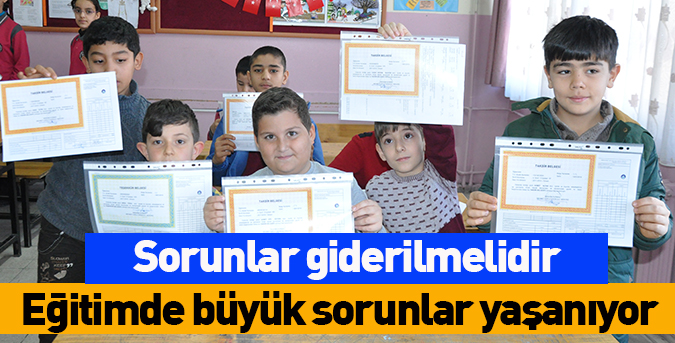 Sorunlar giderilmelidir