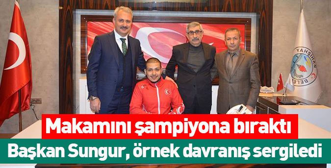 Makamını şampiyona bıraktı