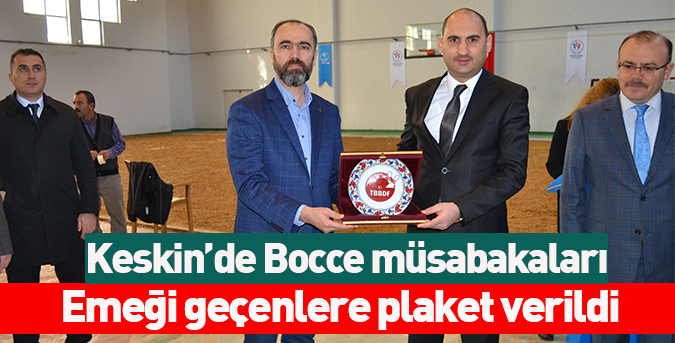 Keskin’de Bocce müsabakaları