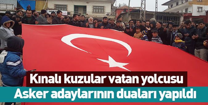 Asker adaylarının duaları yapıldı