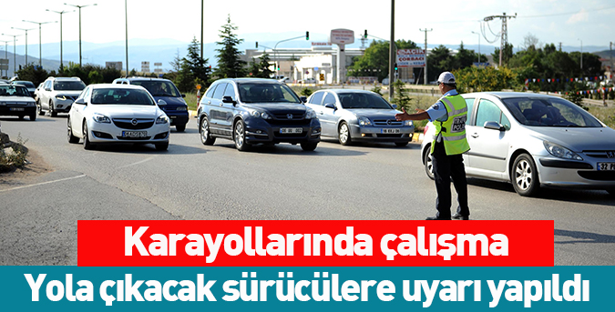 Karayollarında çalışma