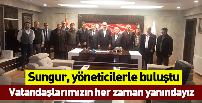 Vatandaşlarımızın her zaman yanındayız