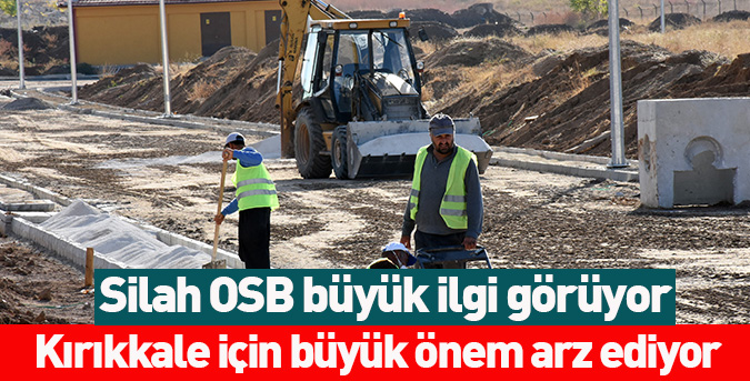 Silah OSB büyük ilgi görüyor