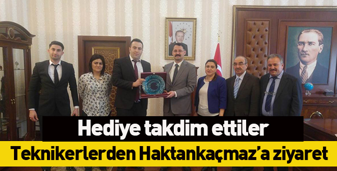 Teknikerlerden Haktankaçmaz’a ziyaret