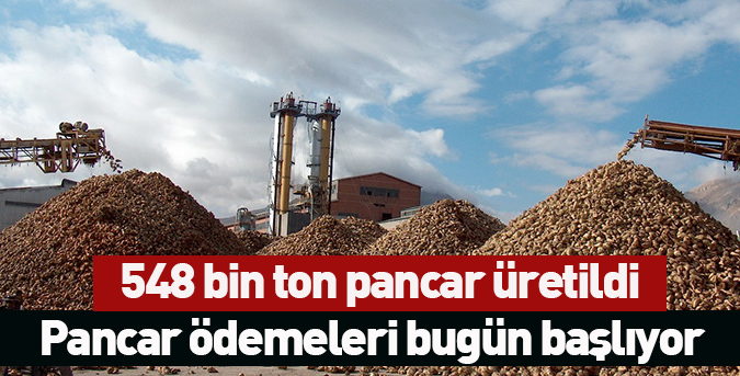 Pancar ödemeleri başlıyor