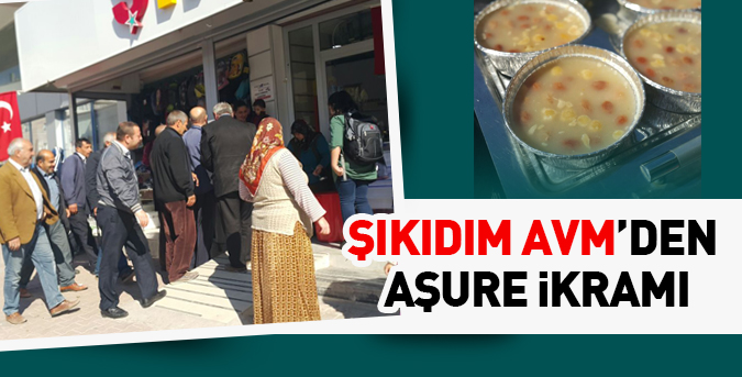 Şıkıdım’dan Aşure ikramı