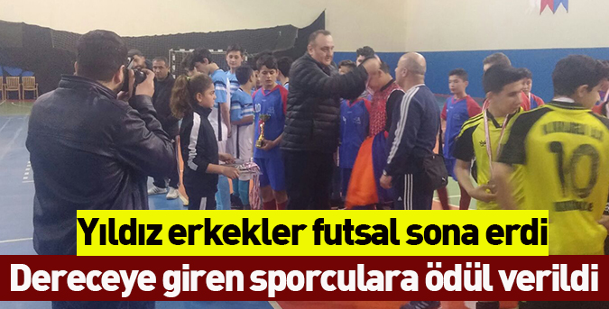 Yıldız erkekler futsal sona erdi