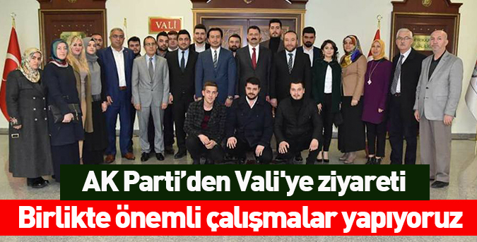 AK Parti’den Vali'ye ziyareti