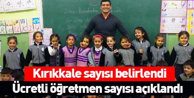 Ücretli öğretmen sayısı açıklandı